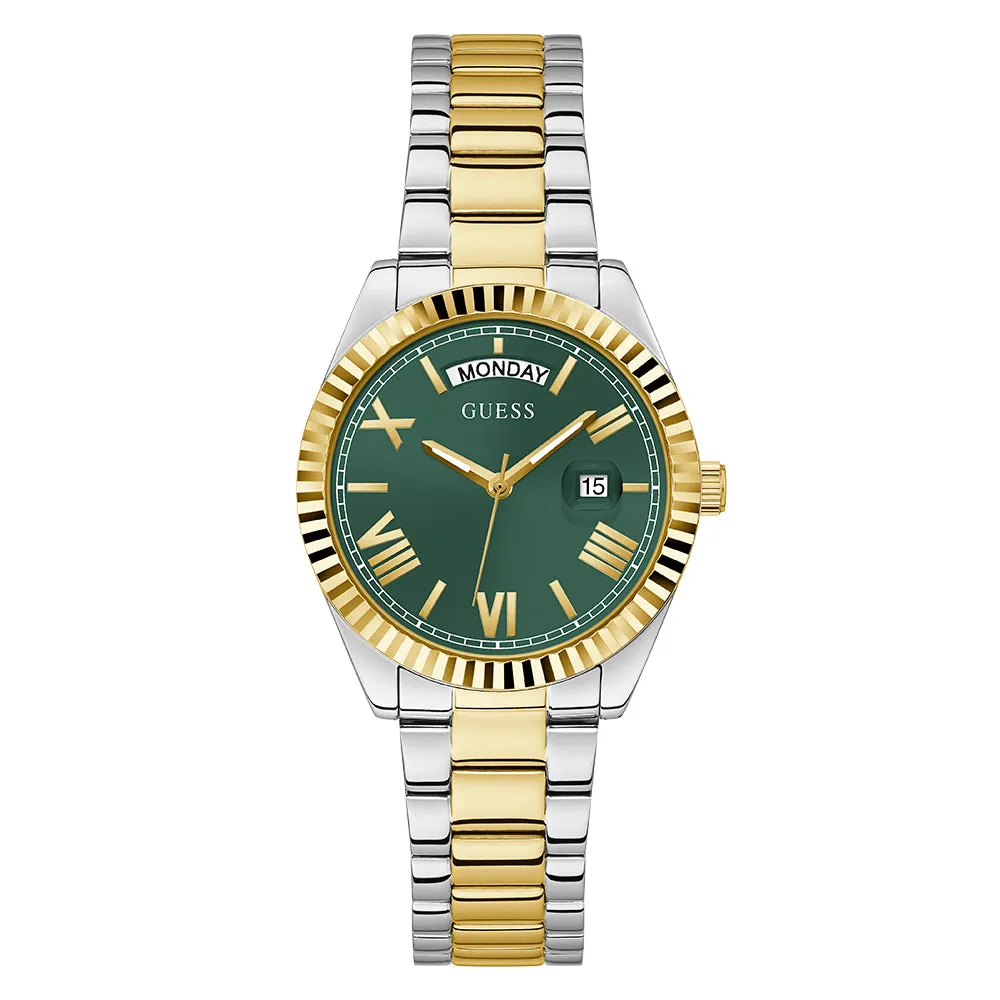 Guess Women's Watch 2 Tone Tone Case Quartz