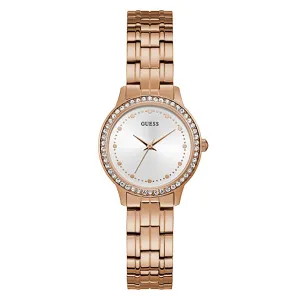 Guess Women's Watch Rose Gold Tone Case Quartz