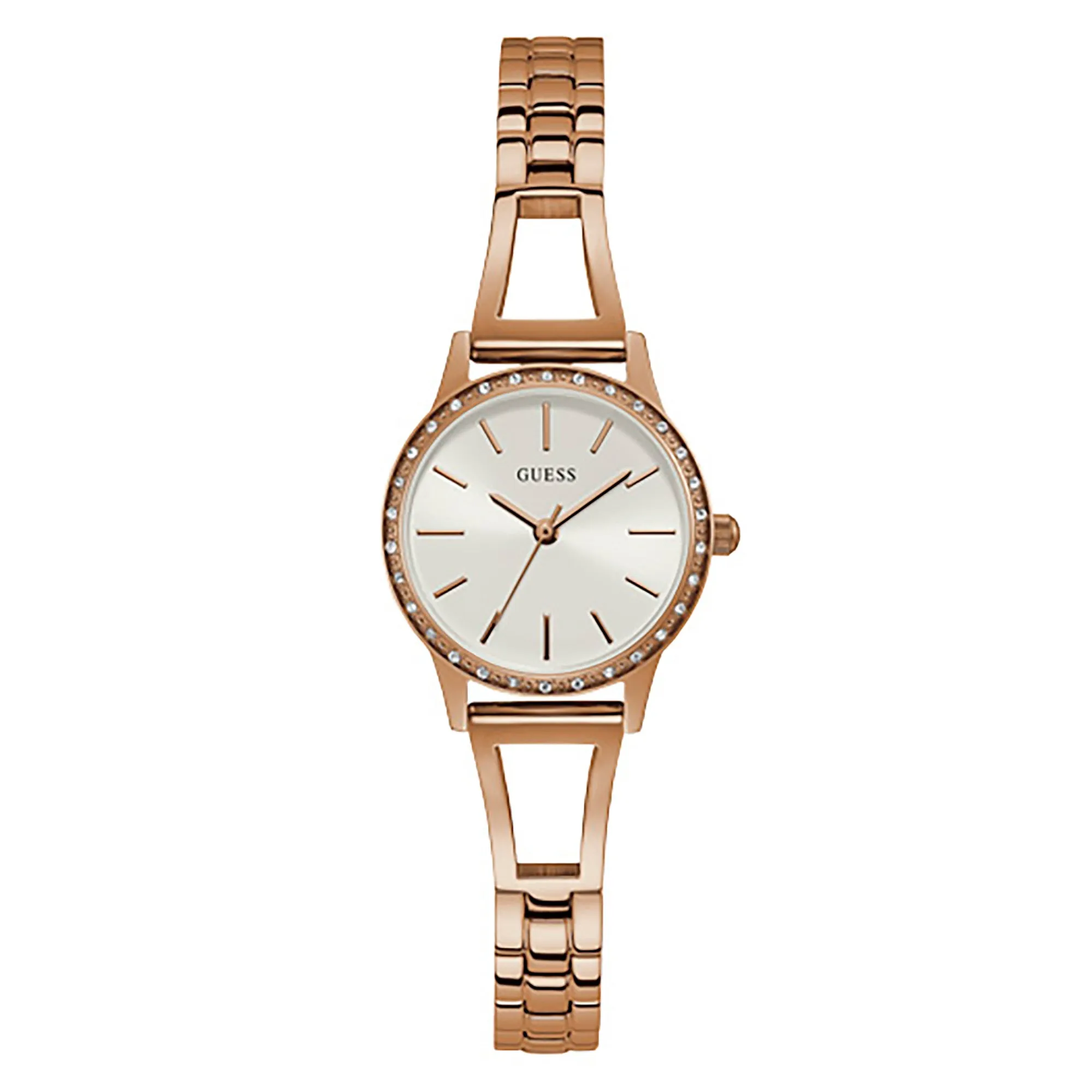 Guess Women's Watch Rose Gold Tone Case Quartz