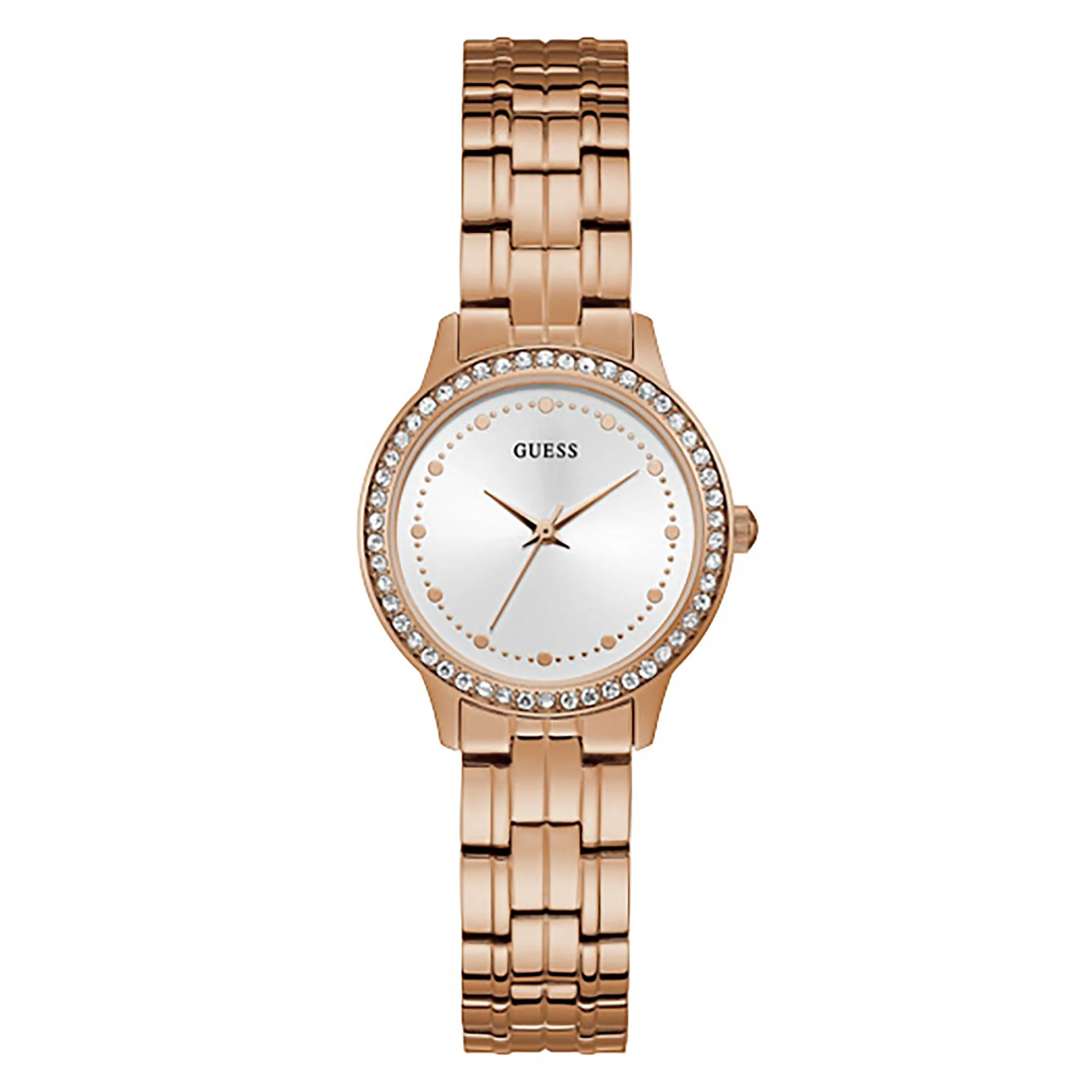 Guess Women's Watch Rose Gold Tone Case Quartz