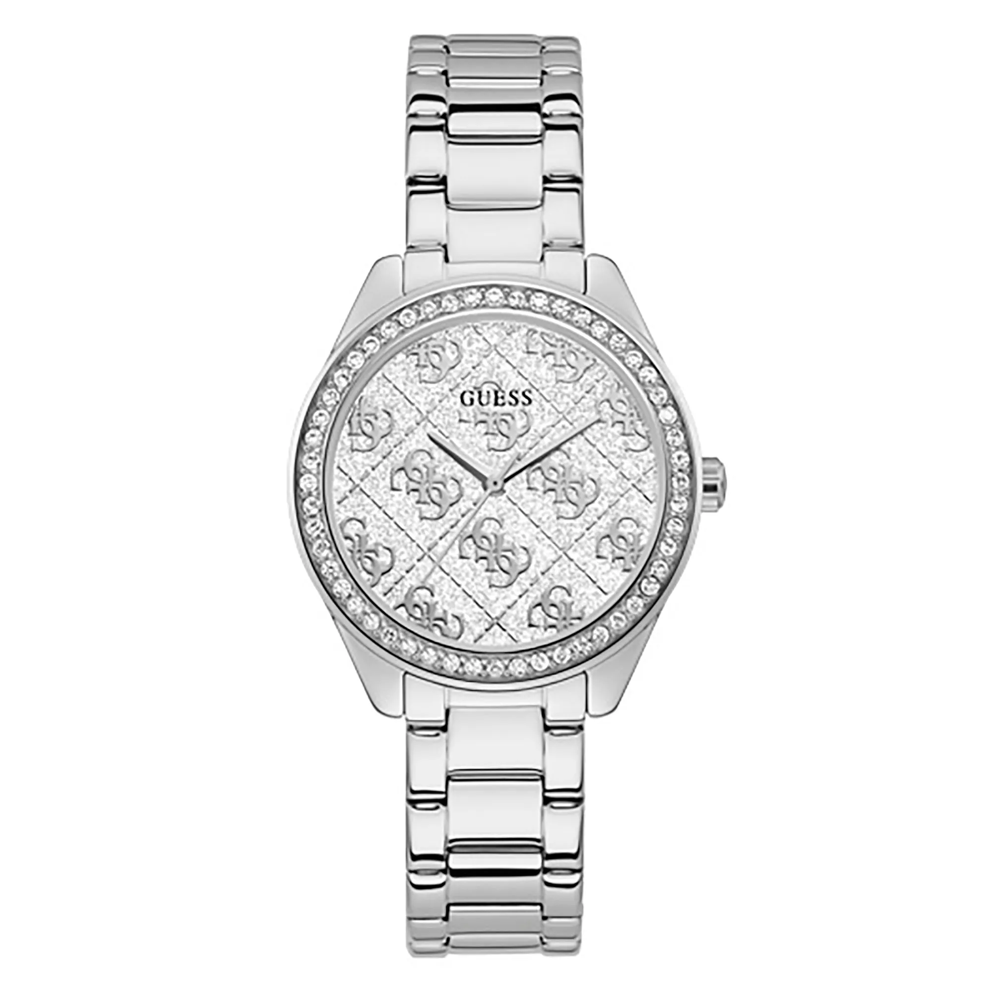 Guess Women's Watch Silver Tone Case Quartz