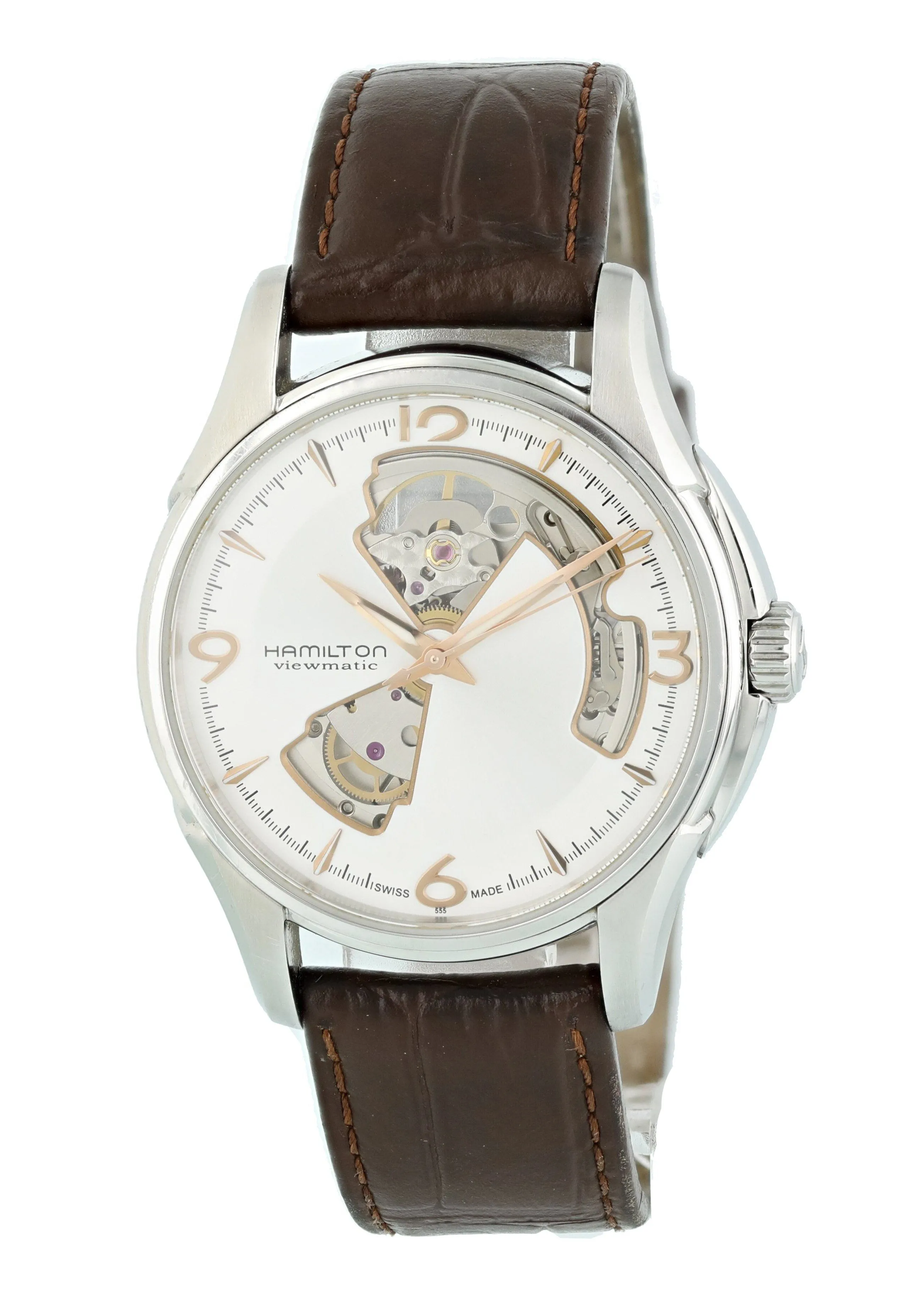 Hamilton Jazz Master Open Heart H325650 Mens Watch