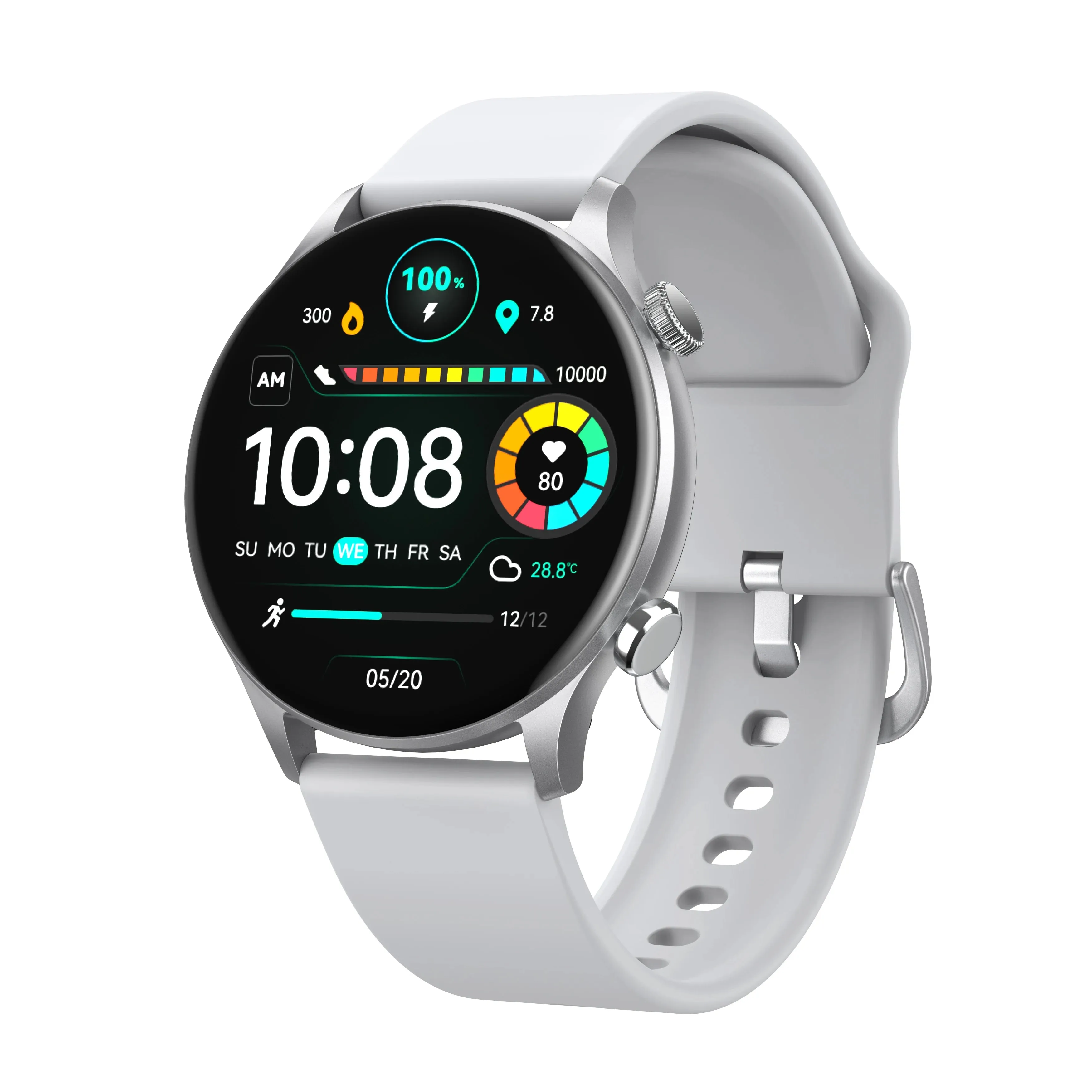 HAYLOU Solar Plus RT3 Smart Watches Custom Watch Face Heart Rate Monitor 105 Sport Models Bluetooth Phone Call IP68 Waterproof