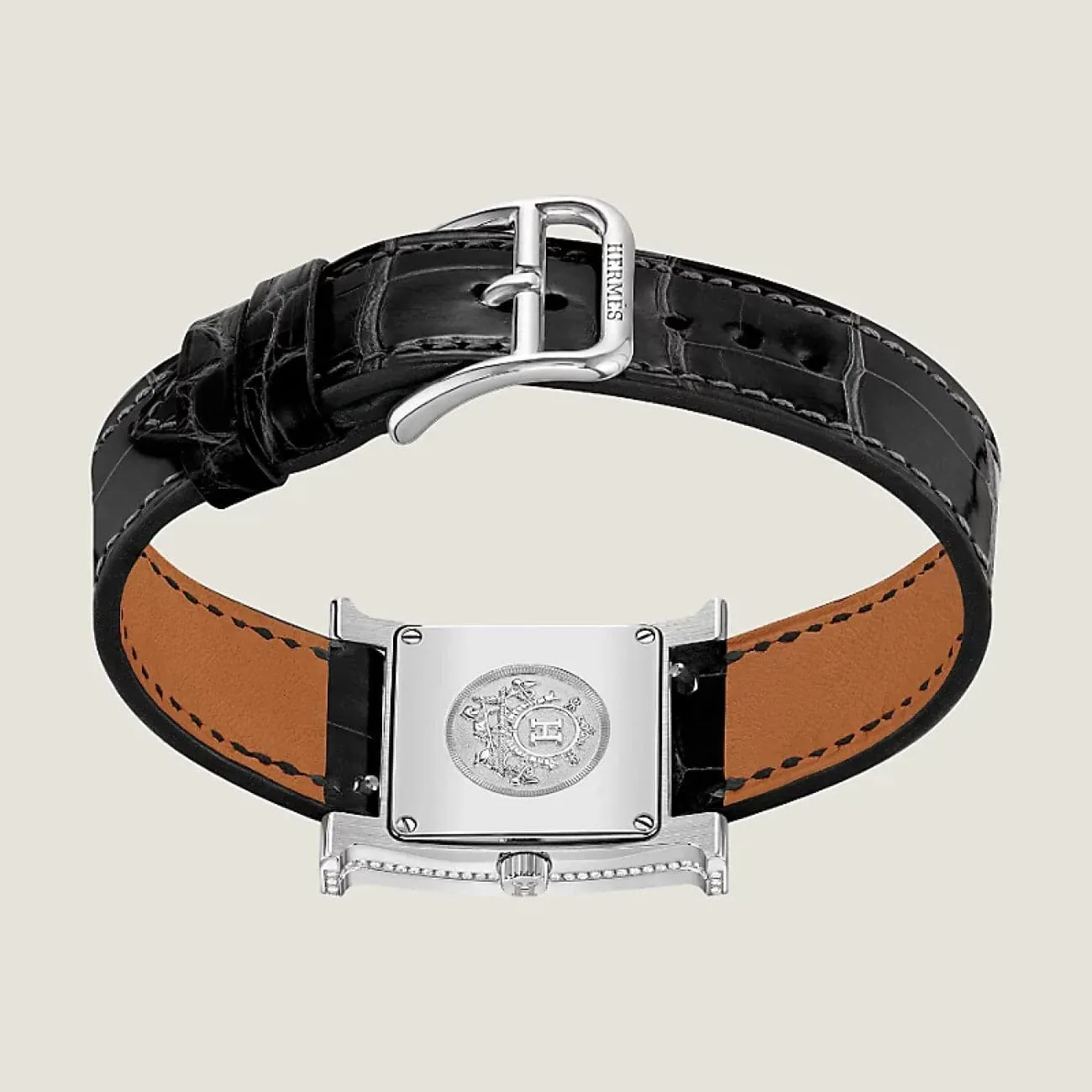 HEURE H - MOTHER OF PEARL DIAMOND SET SMALL WATCH