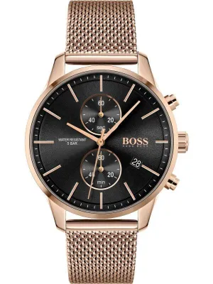 Hugo Boss 1513806 Associate Analog Black Dial Quartz Men's Watch