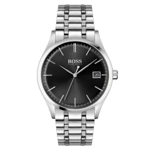 Hugo Boss 1513833 Commissioner Silver Steel Quartz Men's Watch