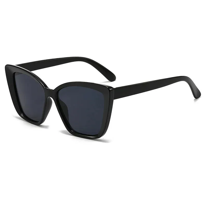 INS Vintage Cat Eye Sunglasses Women Square Small Frame Sun Glasses Female Brand Designer Retro Shades Fashion