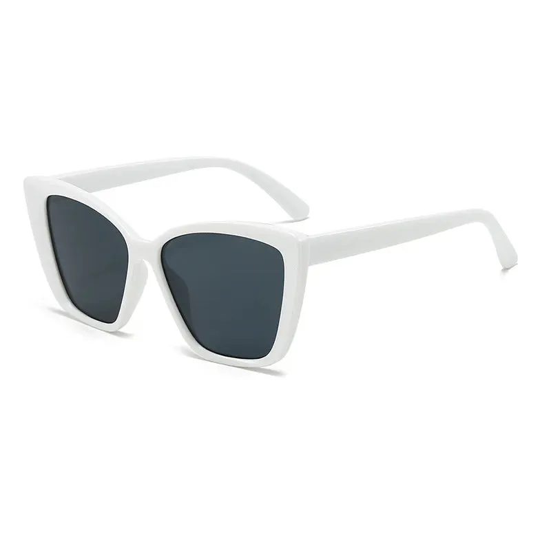 INS Vintage Cat Eye Sunglasses Women Square Small Frame Sun Glasses Female Brand Designer Retro Shades Fashion