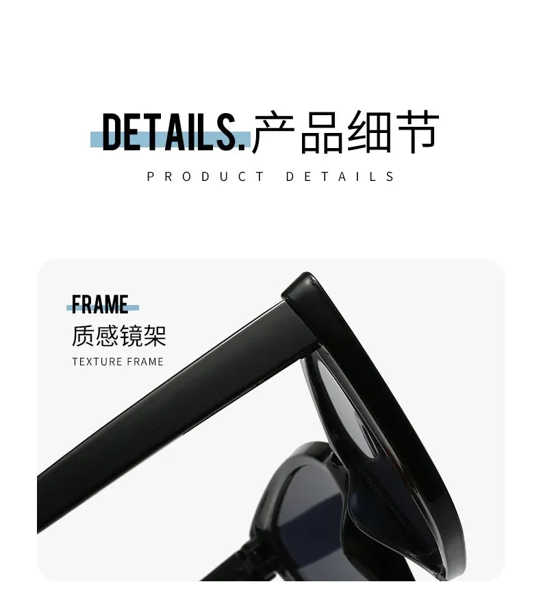 INS Vintage Cat Eye Sunglasses Women Square Small Frame Sun Glasses Female Brand Designer Retro Shades Fashion