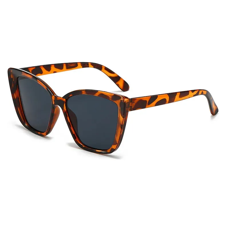 INS Vintage Cat Eye Sunglasses Women Square Small Frame Sun Glasses Female Brand Designer Retro Shades Fashion