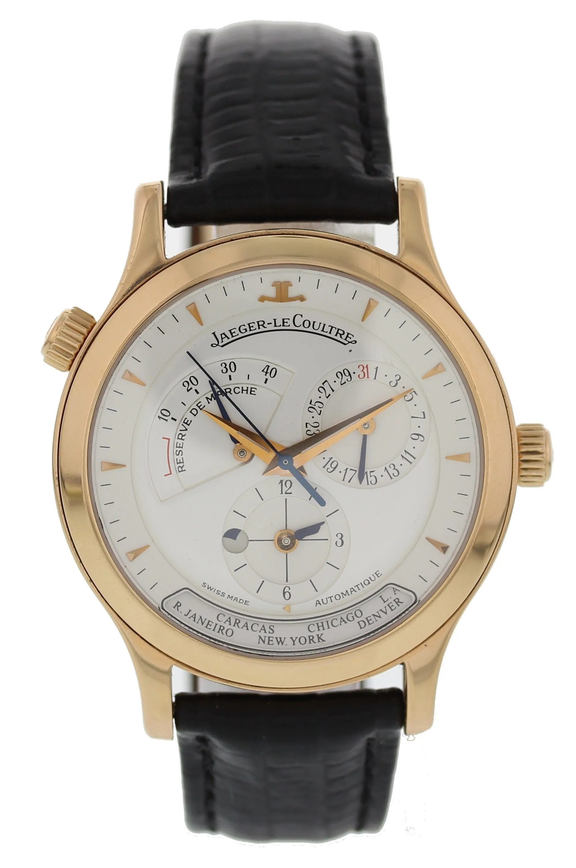 Jaeger LeCoultre Master Control Geographic 142.2.92 18K Rose Gold