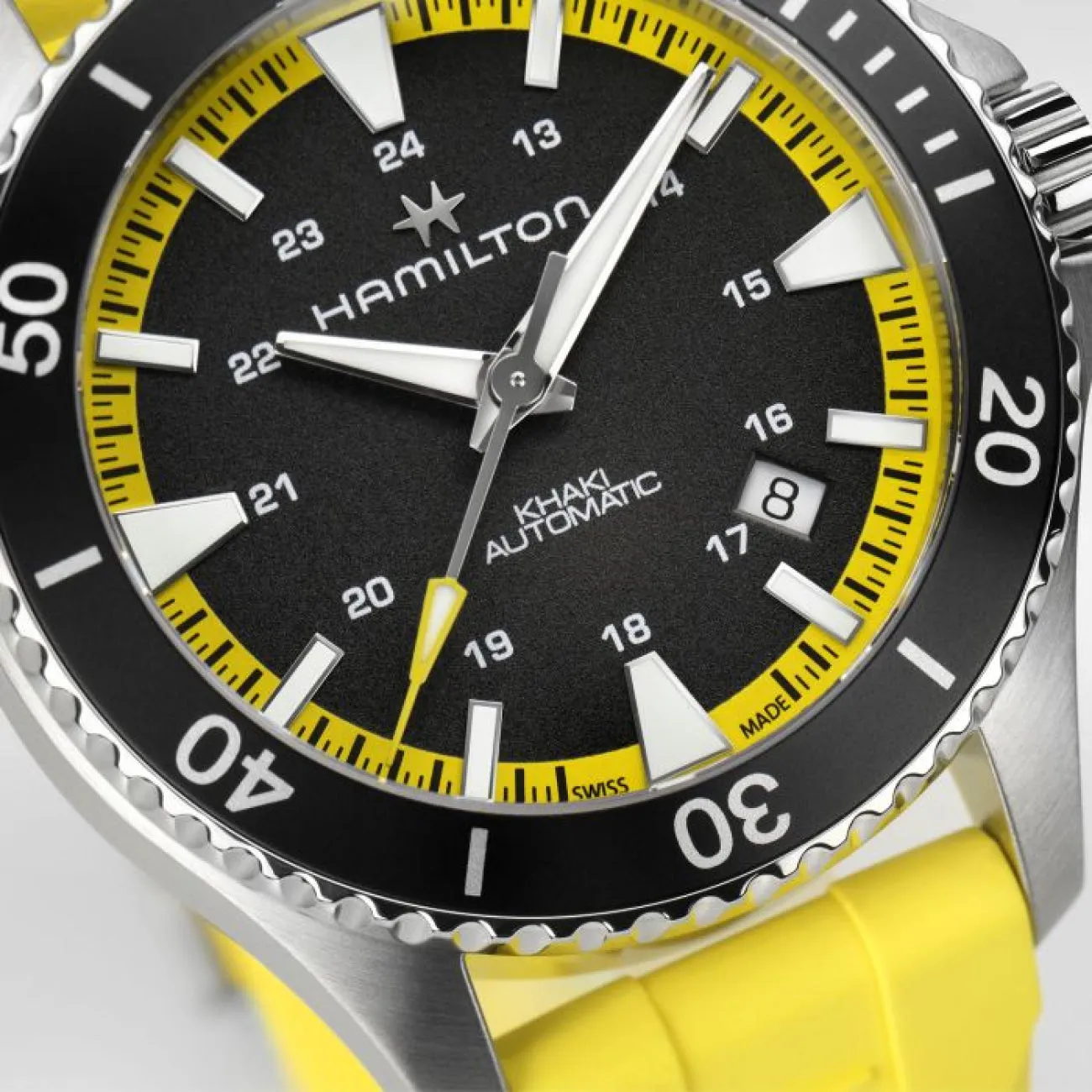 KHAKI NAVY SCUBA AUTO - ACID YELLOW