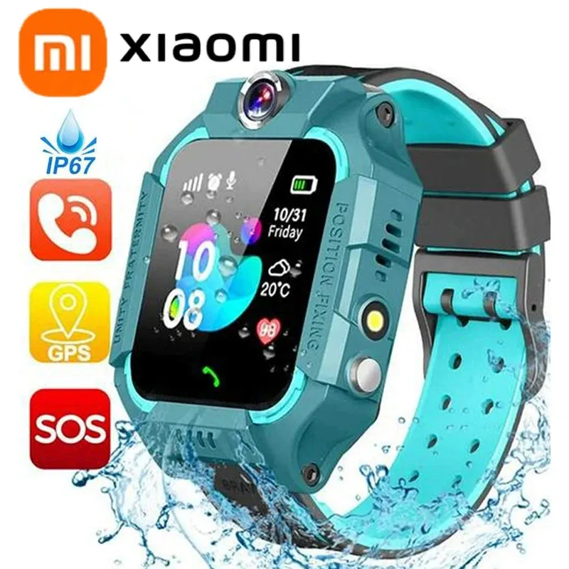 Kids Smart Watch Multifunctional GPS Location SOS Antil-lost Watch Ip67 Voice Function Sim Card Smart Watch Kids Gift