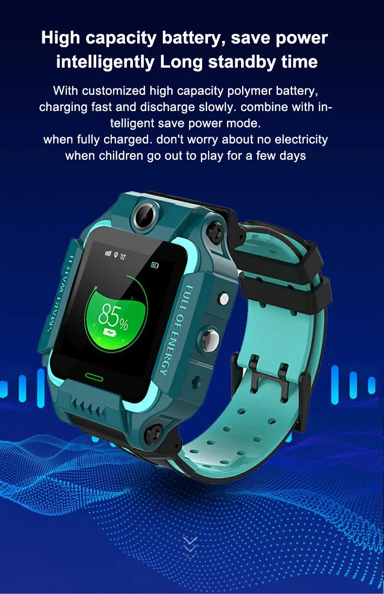 Kids Smart Watch Waterproof IP67 SOS Antil-lost Phone Call  Watch With SIM Card Location Tracker Smartwatch For Children Gifts