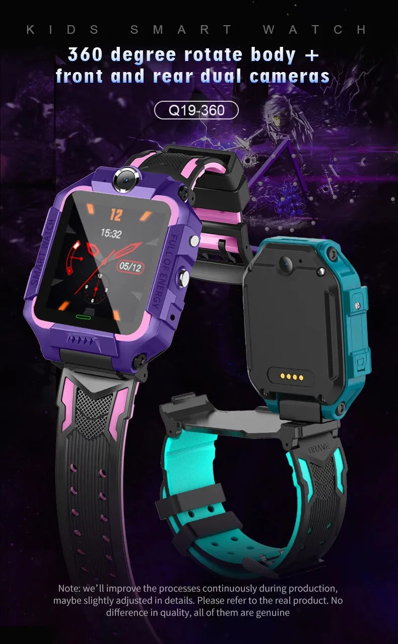 Kids Smart Watch Waterproof IP67 SOS Antil-lost Phone Call  Watch With SIM Card Location Tracker Smartwatch For Children Gifts