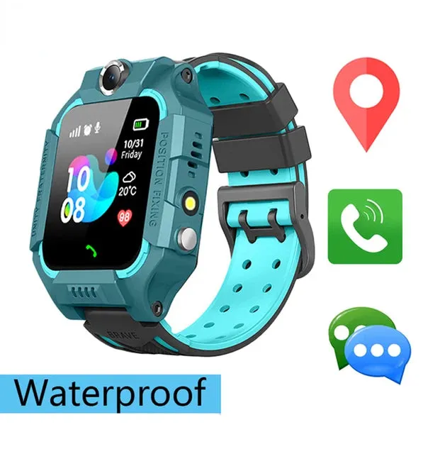 Kids Smart Watch Waterproof IP67 SOS Antil-lost Phone Call  Watch With SIM Card Location Tracker Smartwatch For Children Gifts