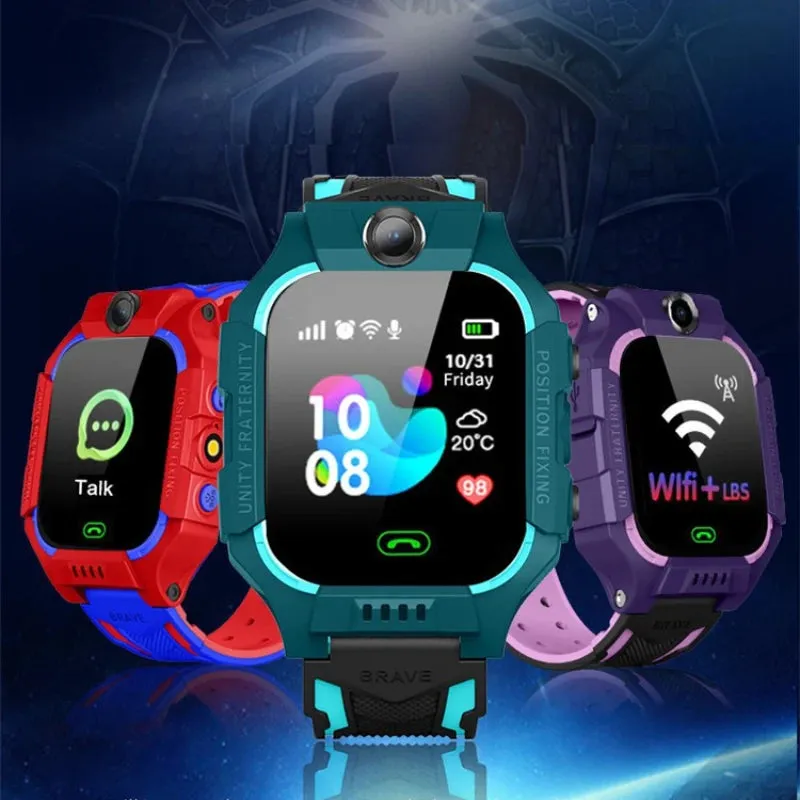 Kids Smart Watch Waterproof IP67 SOS Antil-lost Phone Call  Watch With SIM Card Location Tracker Smartwatch For Children Gifts