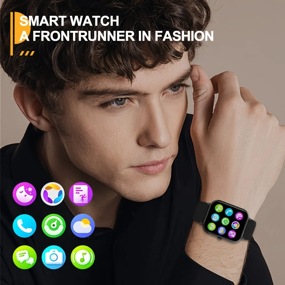Kids' Smart Watch with 4.65cm HD Touch Screen, 100  Sports Modes, IP68, Music Player, Pedometer, Alarm Clock & Calculator - Perfect Gift for Birthdays or Holidays FS