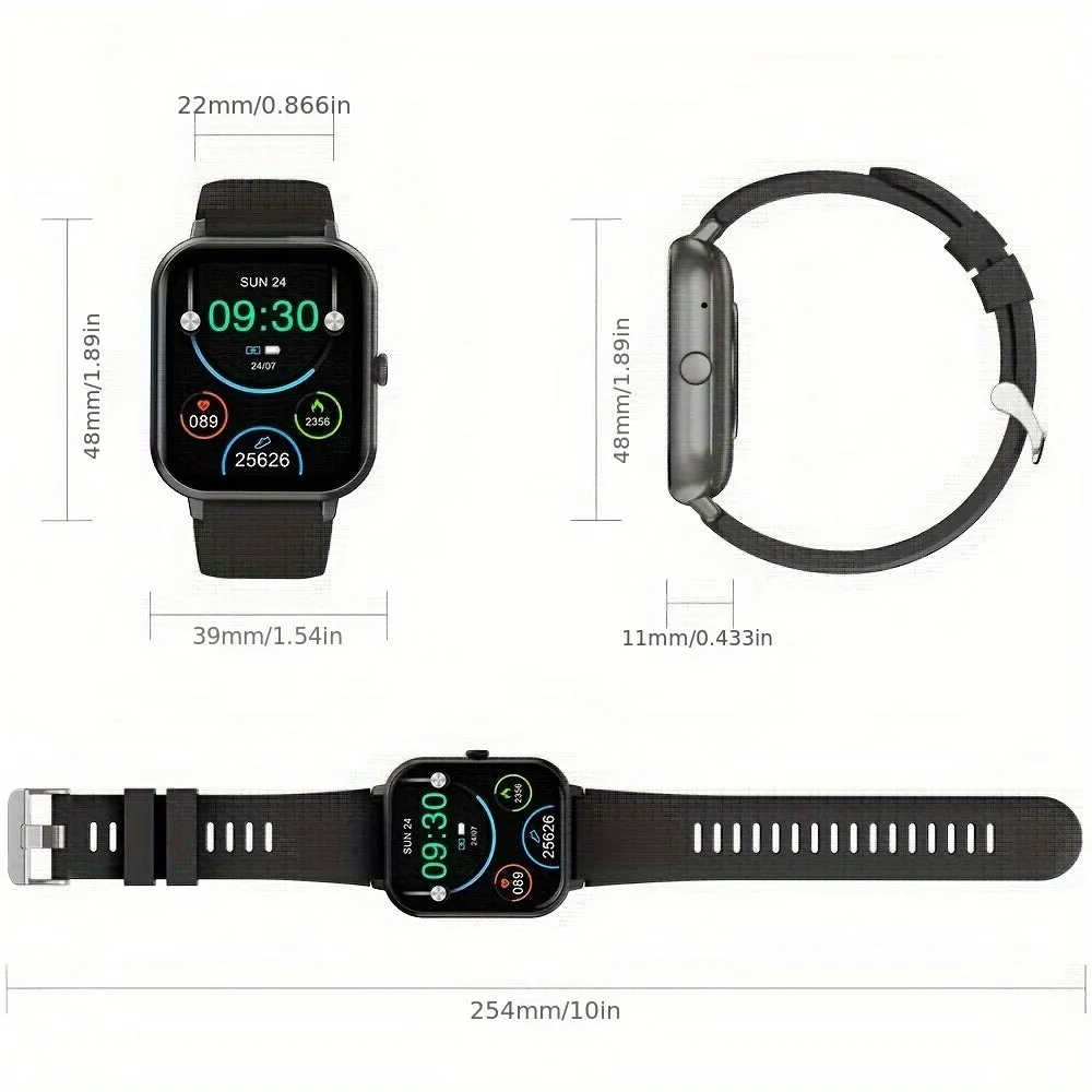 Kids' Smart Watch with 4.65cm HD Touch Screen, 100  Sports Modes, IP68, Music Player, Pedometer, Alarm Clock & Calculator - Perfect Gift for Birthdays or Holidays FS