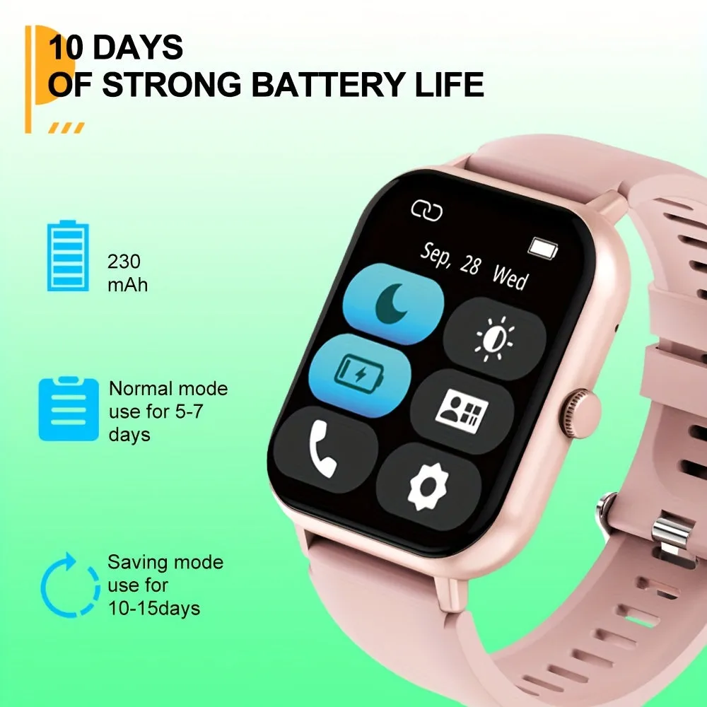 Kids' Smart Watch with 4.65cm HD Touch Screen, 100  Sports Modes, IP68, Music Player, Pedometer, Alarm Clock & Calculator - Perfect Gift for Birthdays or Holidays FS