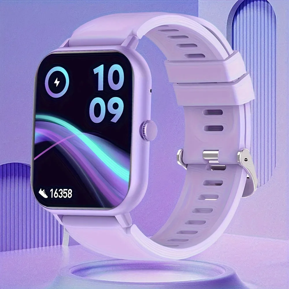 Kids' Smart Watch with 4.65cm HD Touch Screen, 100  Sports Modes, IP68, Music Player, Pedometer, Alarm Clock & Calculator - Perfect Gift for Birthdays or Holidays FS