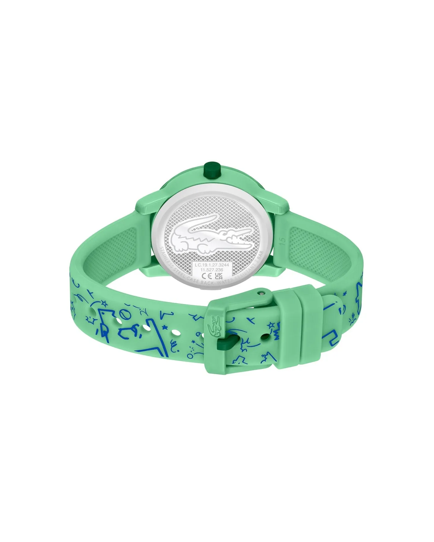 Lacoste Kids' L.12.12 Green Silicone Watch 2030057
