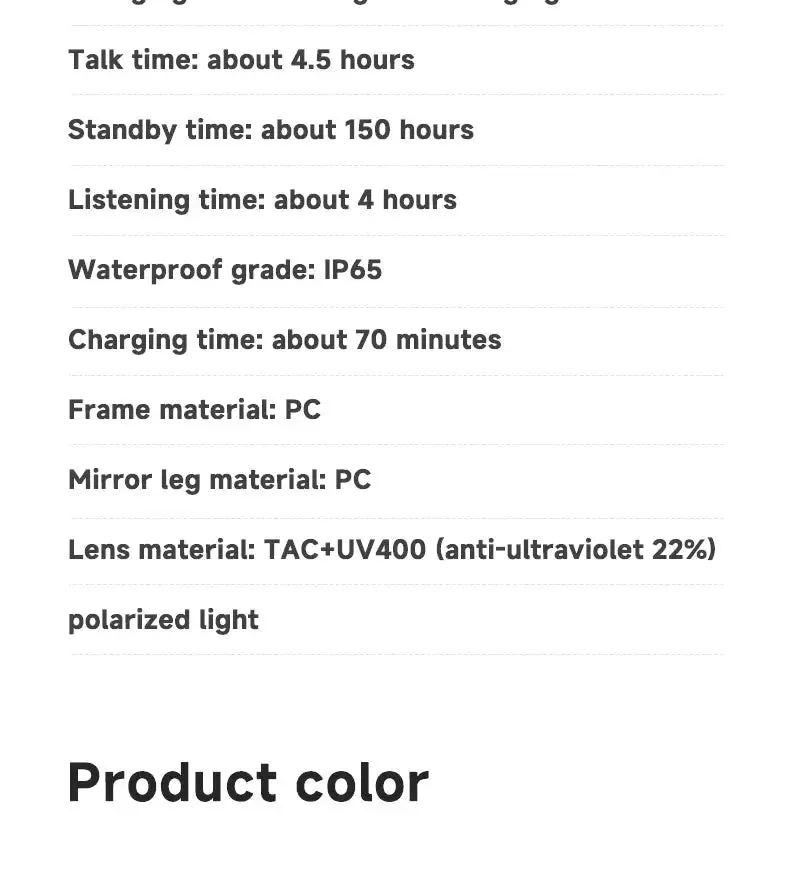 LAXASFIT New Smart Bluetooth Glasses Listen to music Receive calls Sunglasses for men and women Smart Glasses Holiday Gift