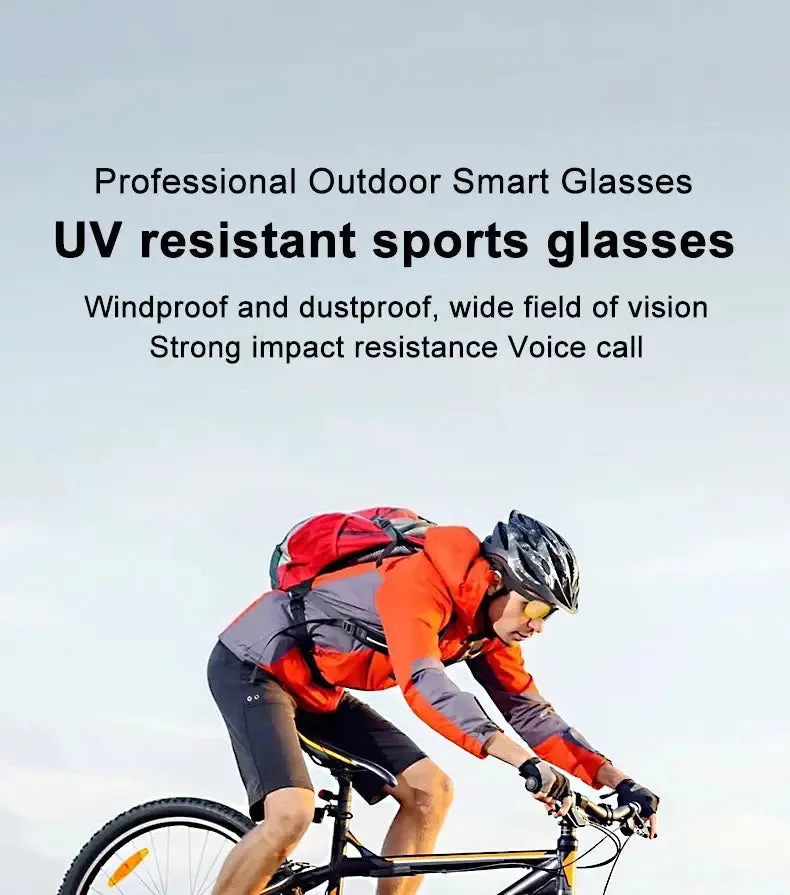 LAXASFIT New Smart Bluetooth Glasses Listen to music Receive calls Sunglasses for men and women Smart Glasses Holiday Gift