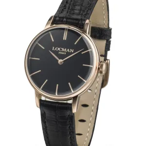 Locman Three Hand Quartz and Rose Gold Watch