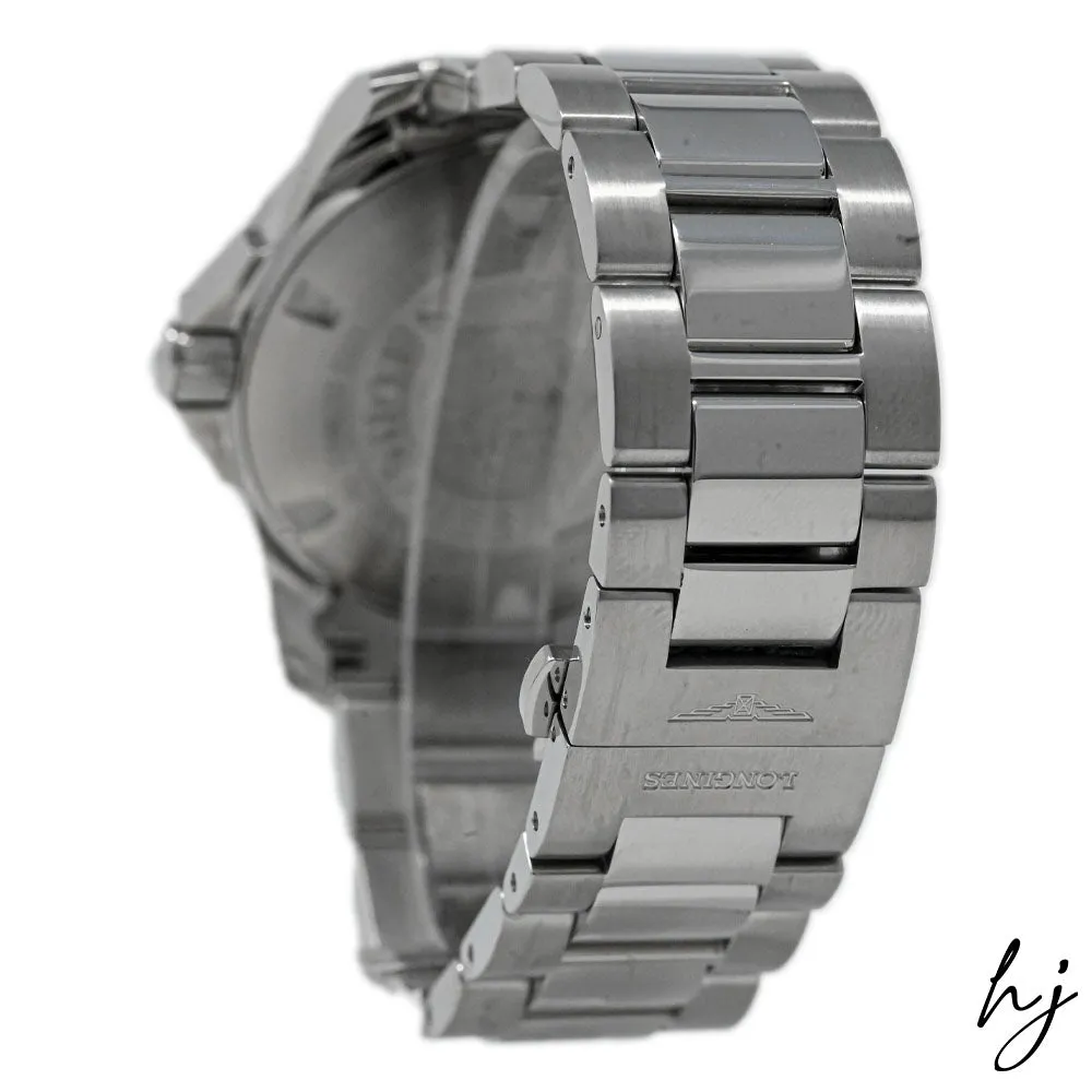 Longines Men's Conquest Stainless Steel 41mm Silver Stick Dial Watch Reference #: L3.677.4.76.6