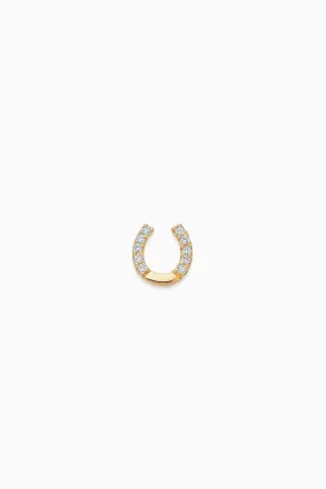 LOQUET LONDON | DIAMOND HORSESHOE CHARM