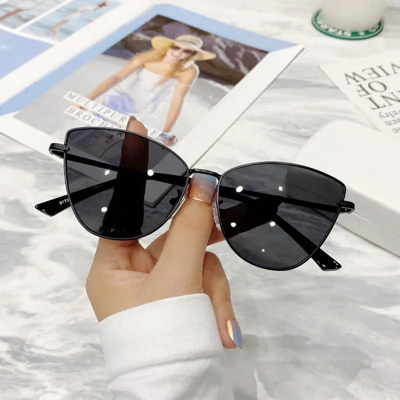 Luxury Metal Sunglasses Women Men Square Sun Glasses Ladies Shades Gradient Eyewear UV400 Goggles