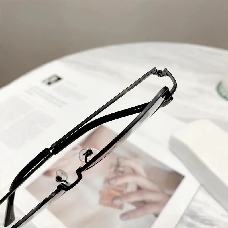 Luxury Metal Sunglasses Women Men Square Sun Glasses Ladies Shades Gradient Eyewear UV400 Goggles