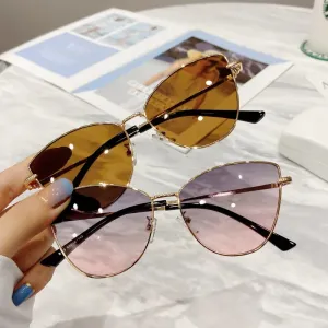 Luxury Metal Sunglasses Women Men Square Sun Glasses Ladies Shades Gradient Eyewear UV400 Goggles