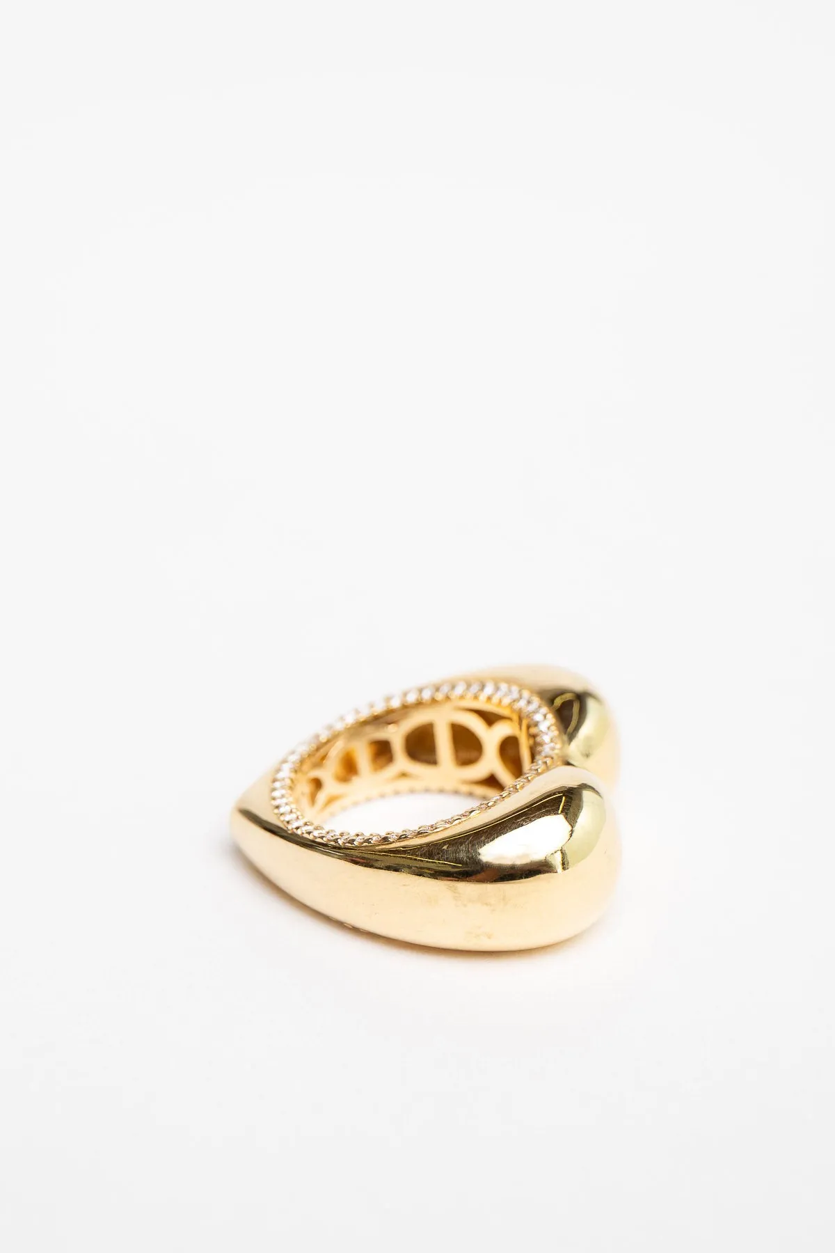MAUD JEWELRY | 18K GOLD 1CT DIAMOND HEART RING
