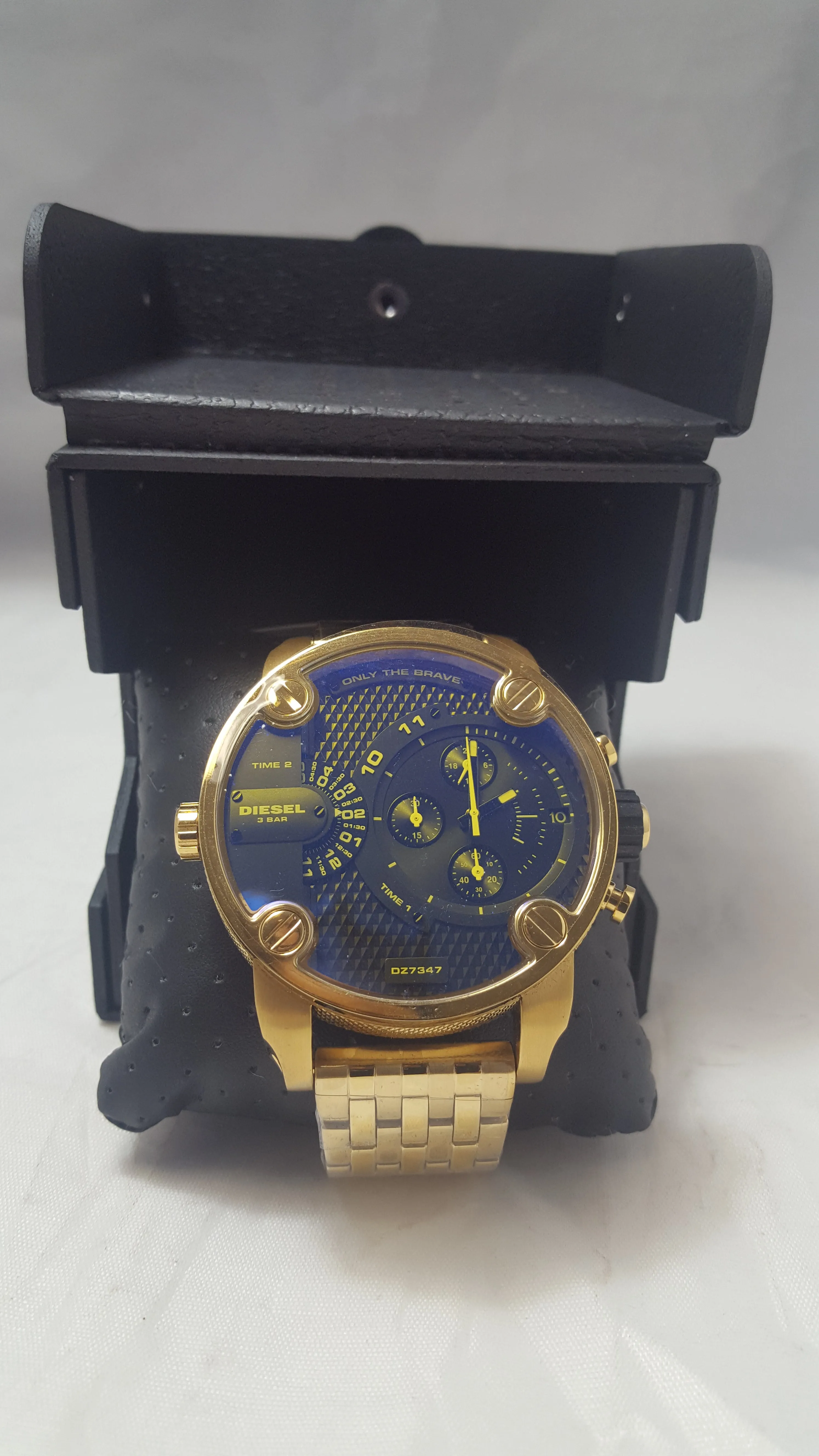 Men's Gold Diesel Watch Model  Little Daddy DZ7347