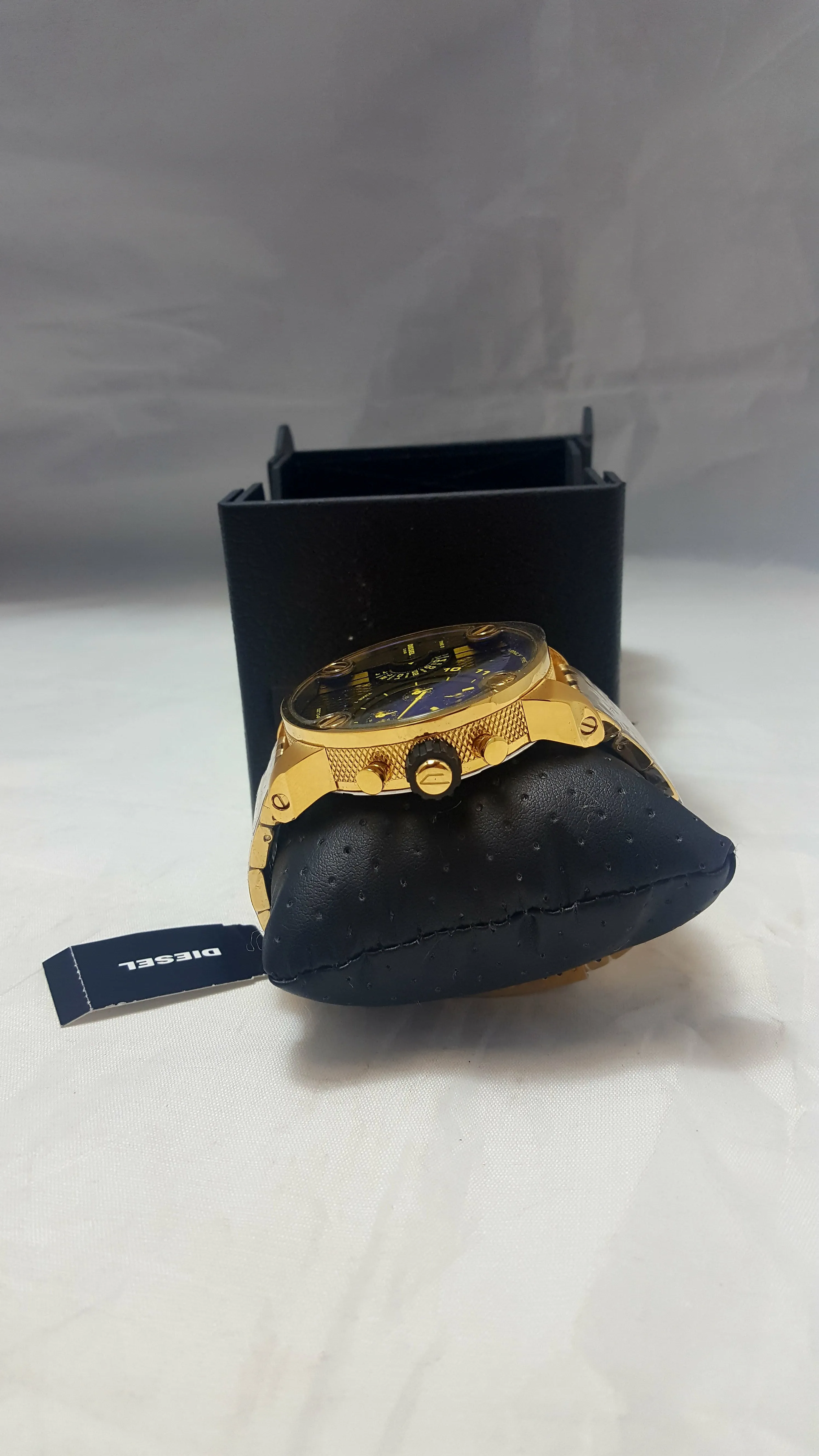 Men's Gold Diesel Watch Model  Little Daddy DZ7347
