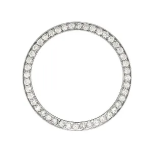 Mens Round Mined Diamond Bezel To Fit Rolex Datejust & All Watch Models 36 Mm 2.75 Ct.