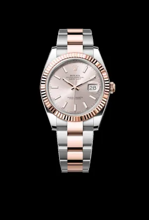 Men's/2022 41mm 2tone/Rose Oyster-Band Datejust-Watch