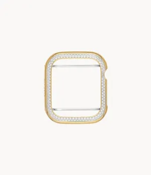 Michele Series 7 and 8, 41MM Diamond Case For Apple Watch in 18K Gold-Plated