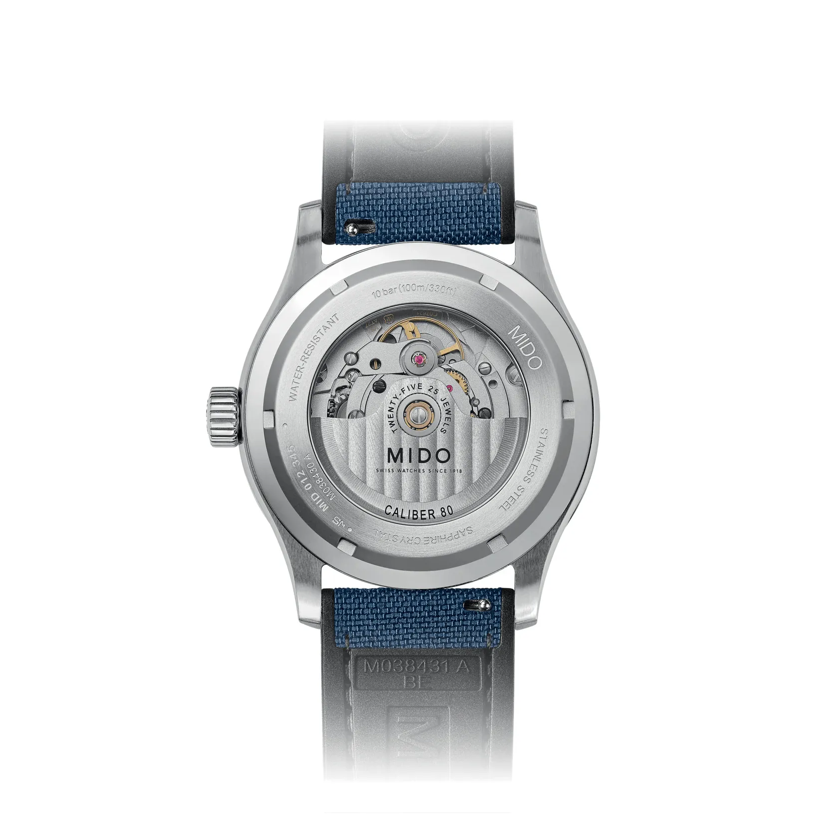 Mido Multifort M Blue Gradient Dial Men's Watch M0384301704100