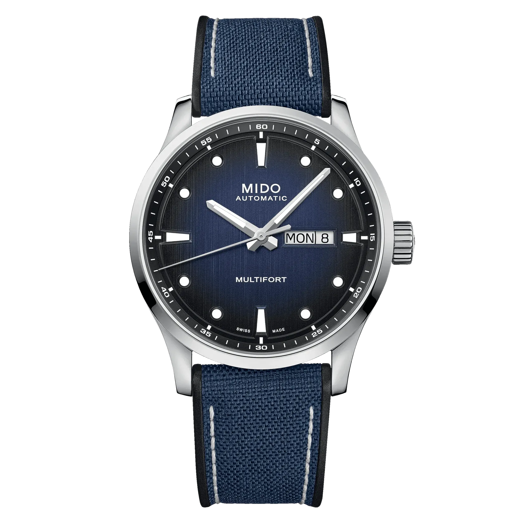 Mido Multifort M Blue Gradient Dial Men's Watch M0384301704100
