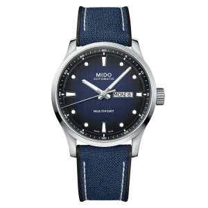 Mido Multifort M Blue Gradient Dial Men's Watch M0384301704100