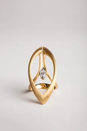 MIKE JOSEPH | WHITE DIAMOND OVAL RING