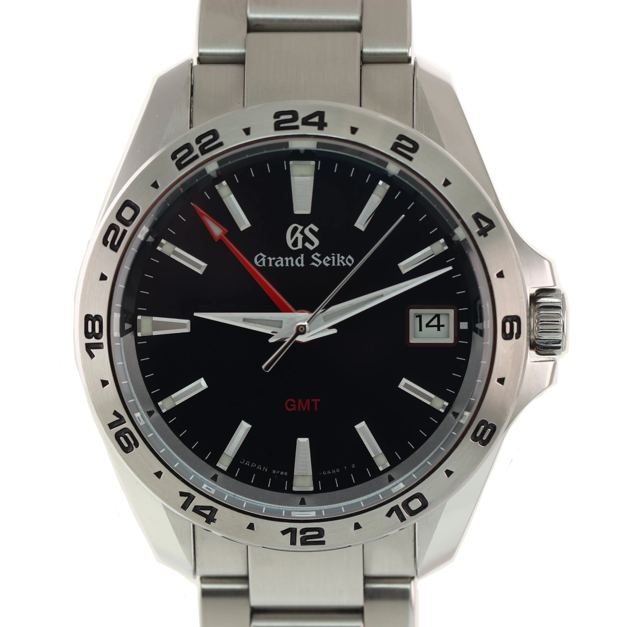 MINT 2020 PAPERS Grand Seiko GMT Blue 39mm Stainless Steel SBGN005 Quartz Watch