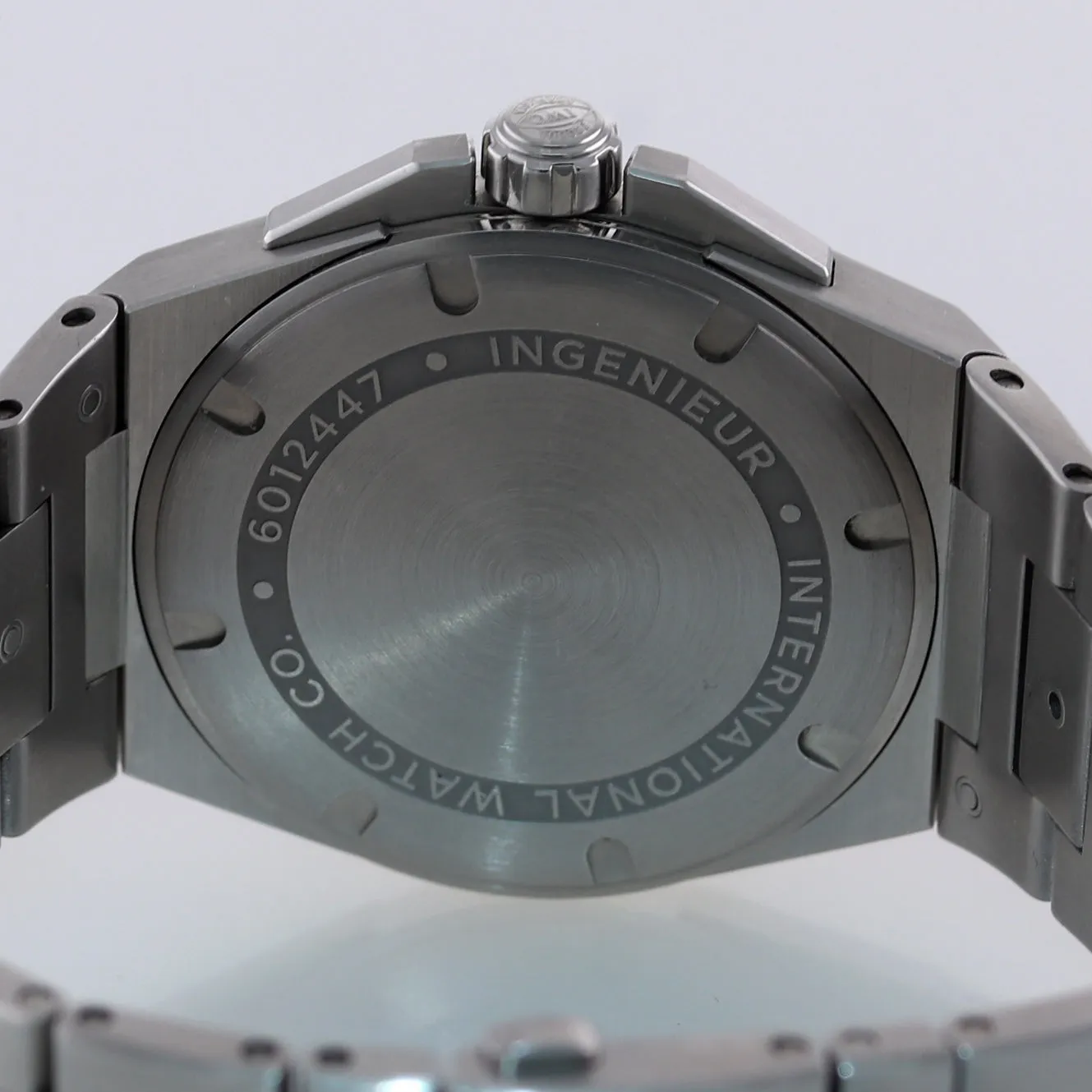 MINT IWC Ingenieur White 40mm Stainless Steel Date  IW323904 3239 3239-04 Watch