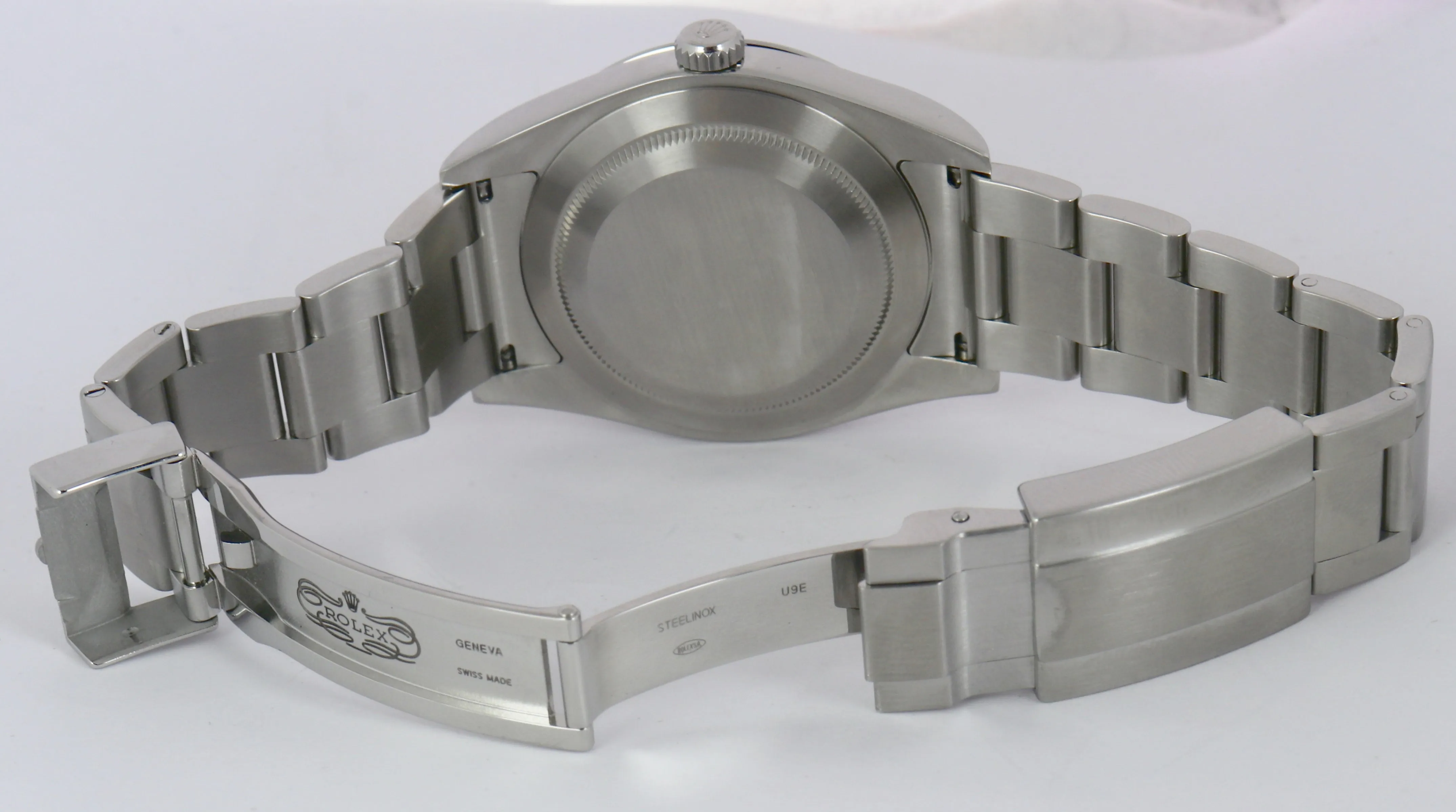 MINT Men's Rolex Explorer I Black Arabic 39mm 214270 G Stainless Steel Oyster