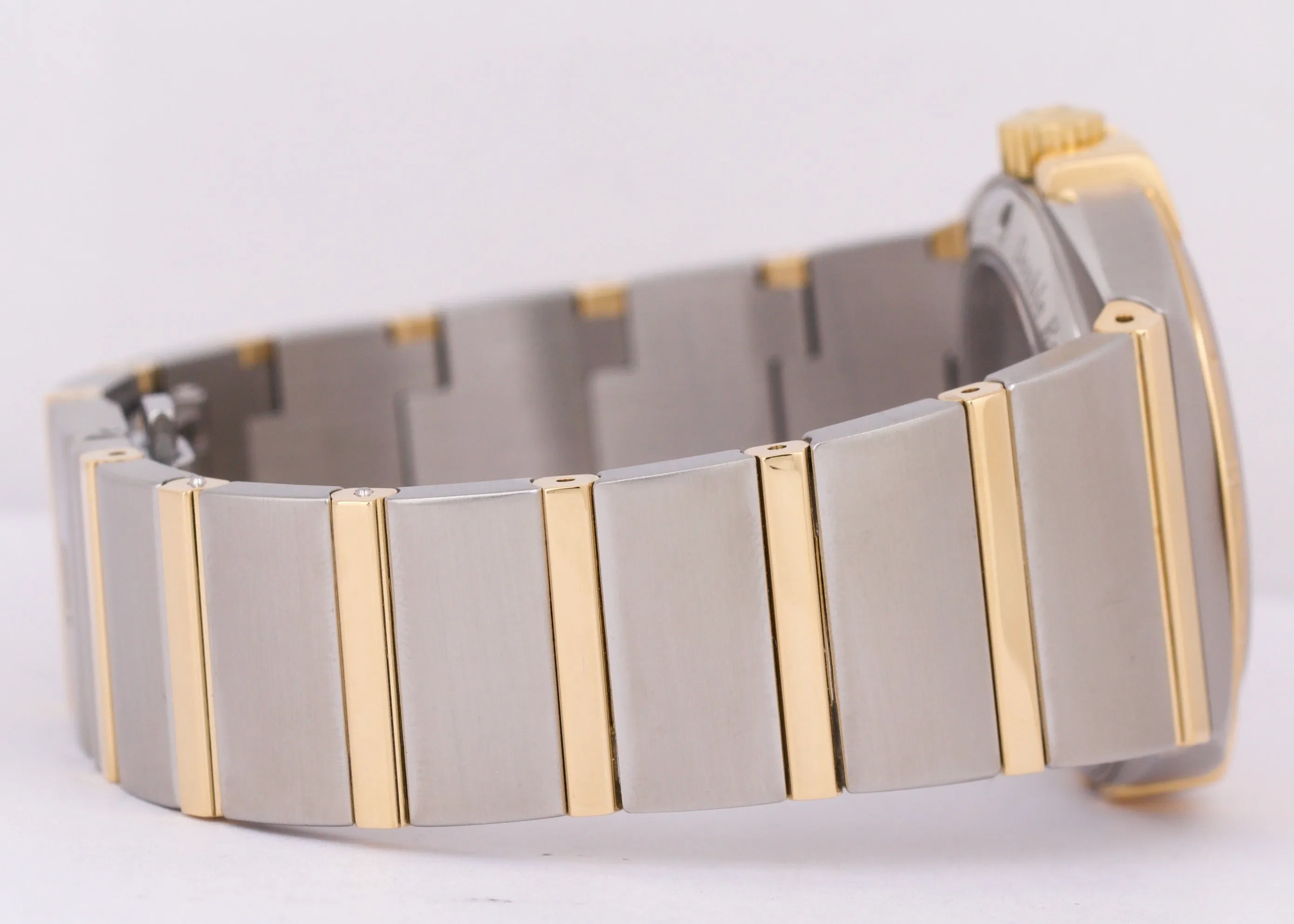 MINT Omega Constellation 18k Gold Steel CHAMPAGNE 35mm 123.20.35.20.08.001 BOX