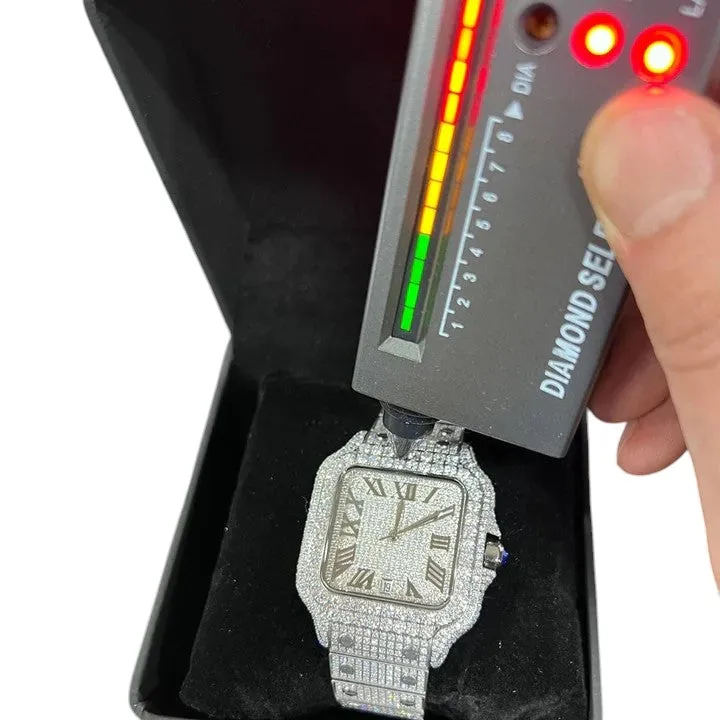 MOISSANITE AP WATCH & Bracelet set W 221