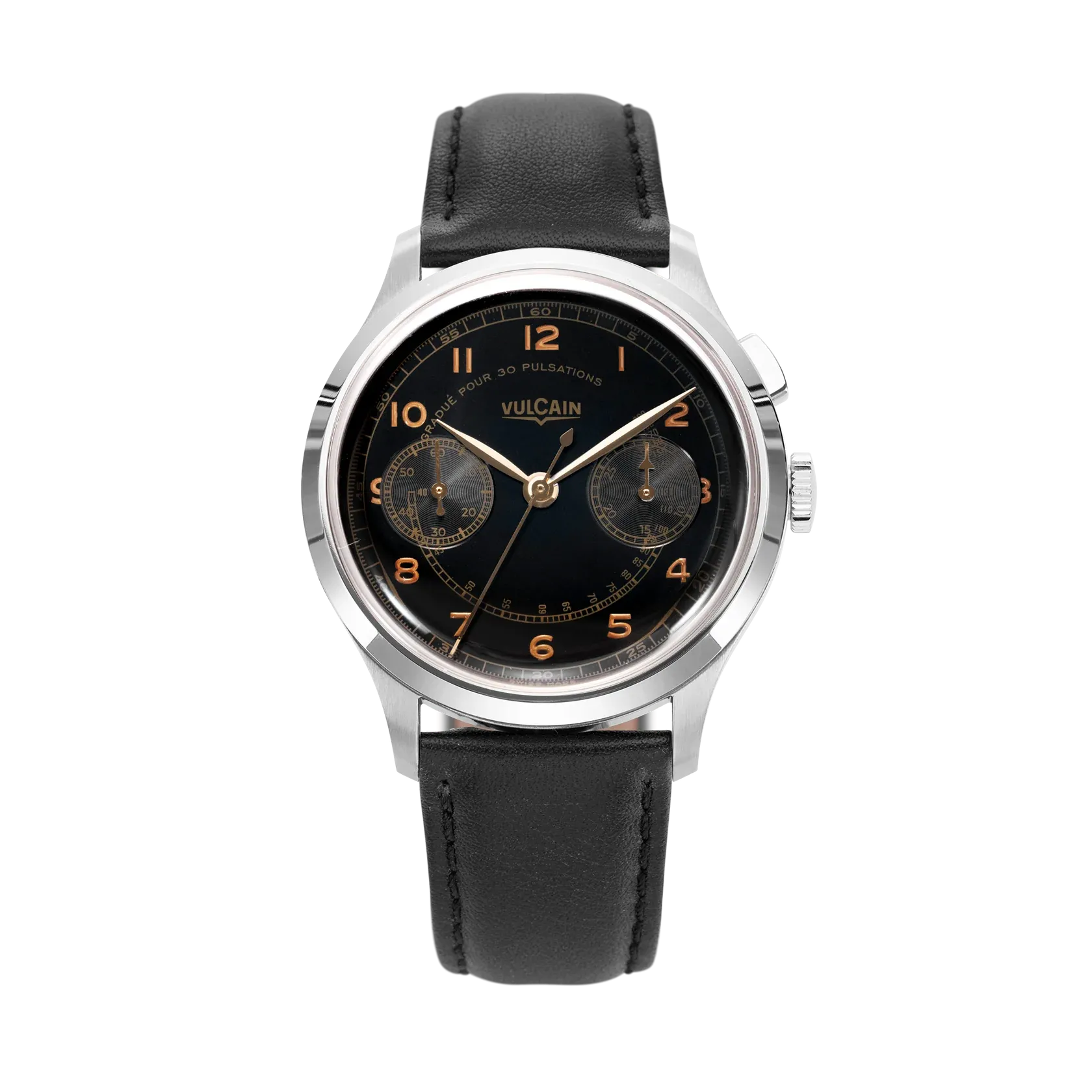 Montre Vulcain - Monopusher Heritage 39mm - Black